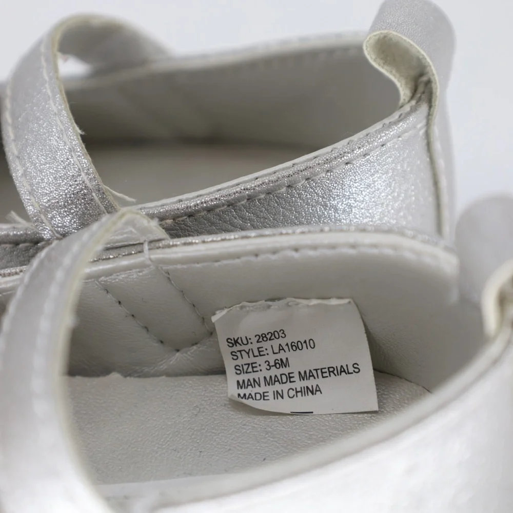 Laura Ashley Mary‎ Jane Shoes in Silver